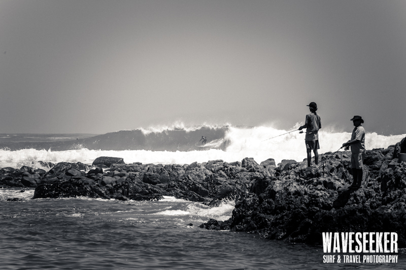 // Fishing in the surf