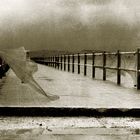 fishing nets in the wind