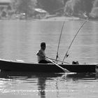 Fishing on the lake