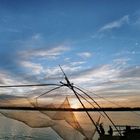 fishing on the Mekong river