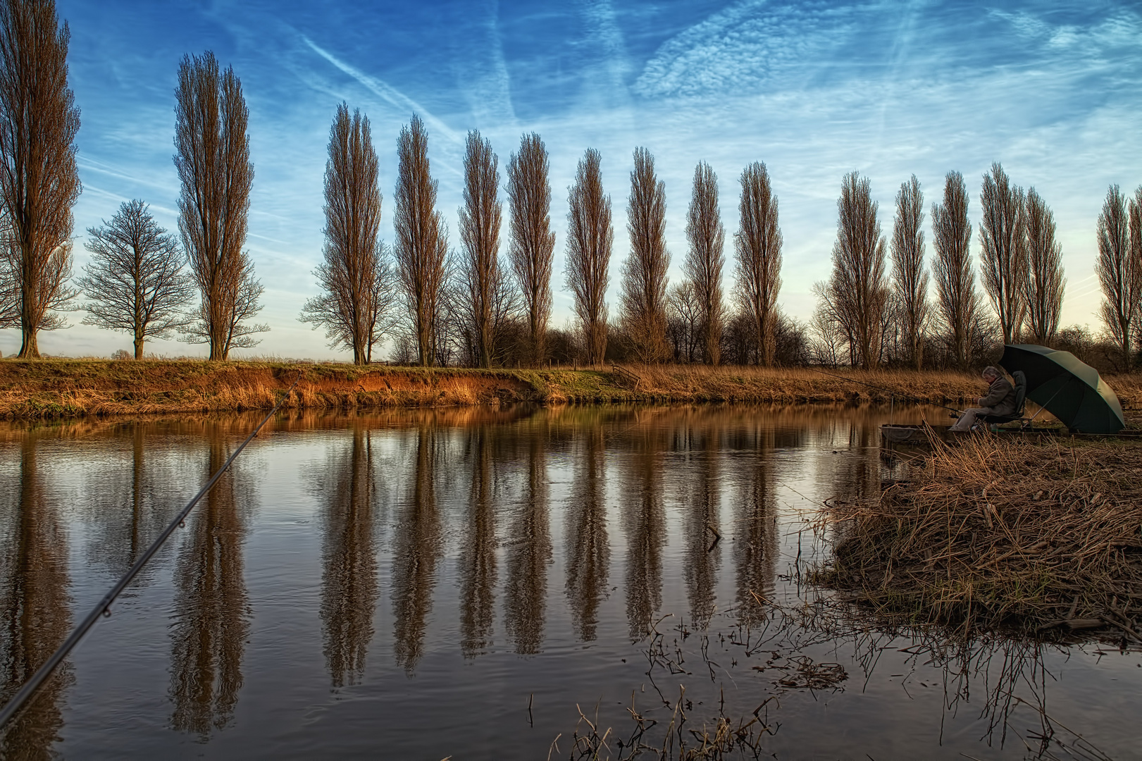 Fishing on the River Trent