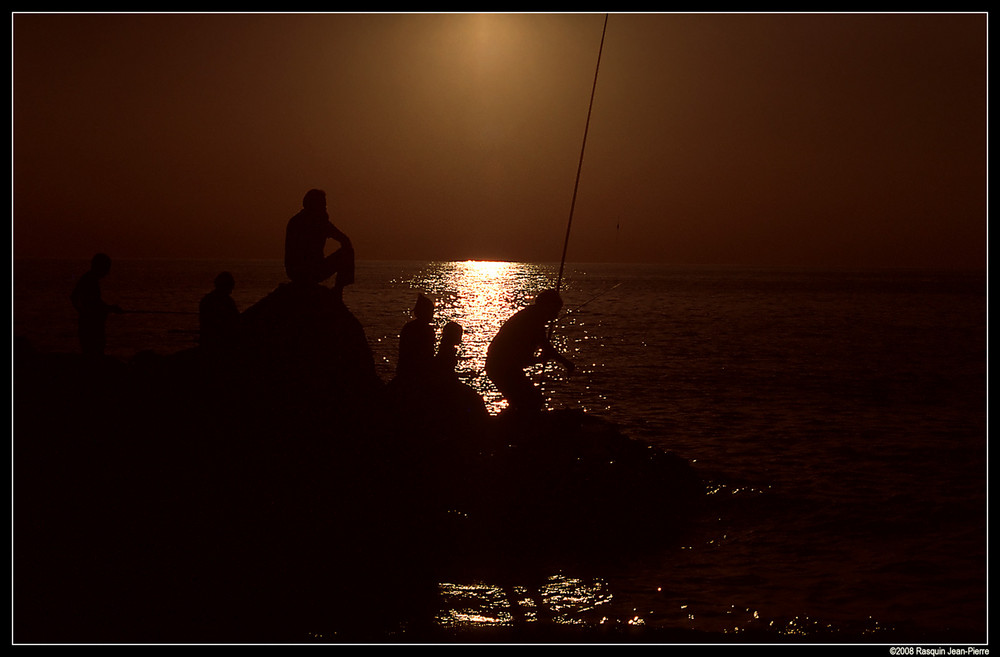 Fishing @ Scalea Beach