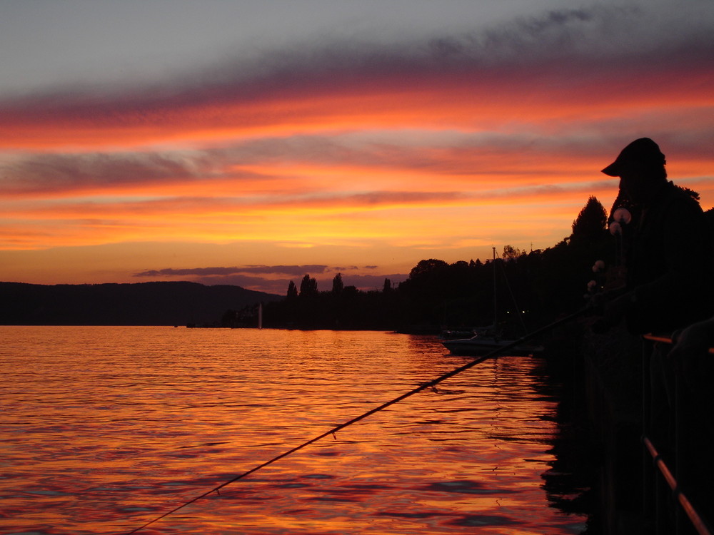 Fishing Sunset