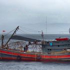 Fishing trailer in Burmese waters