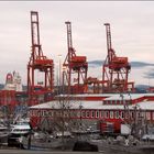 Fishing Trawlers in Vancouver's Container Harbour