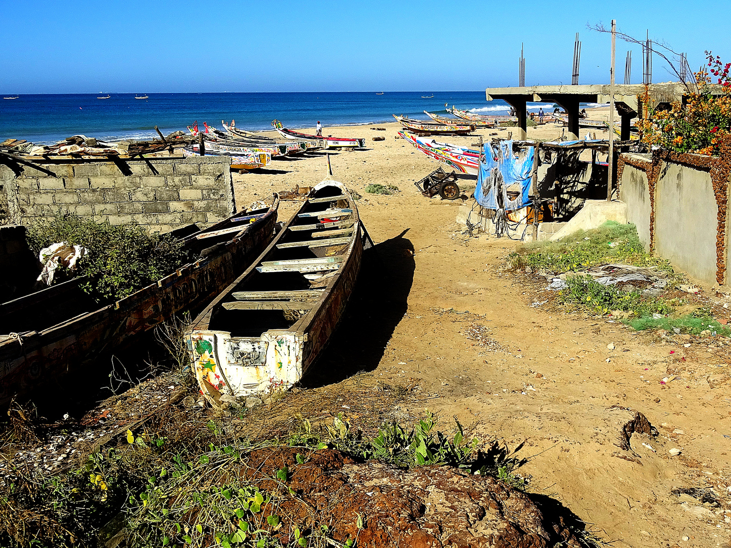 FISHING VILLAGE IN YENE TODE; SENEGAL