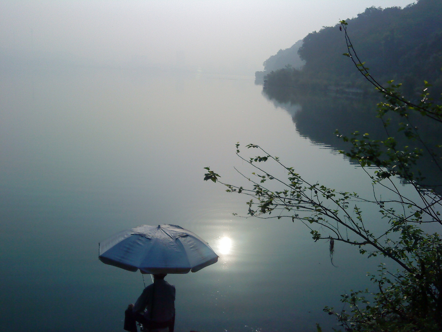 Fishing, XiHu HuangShi China