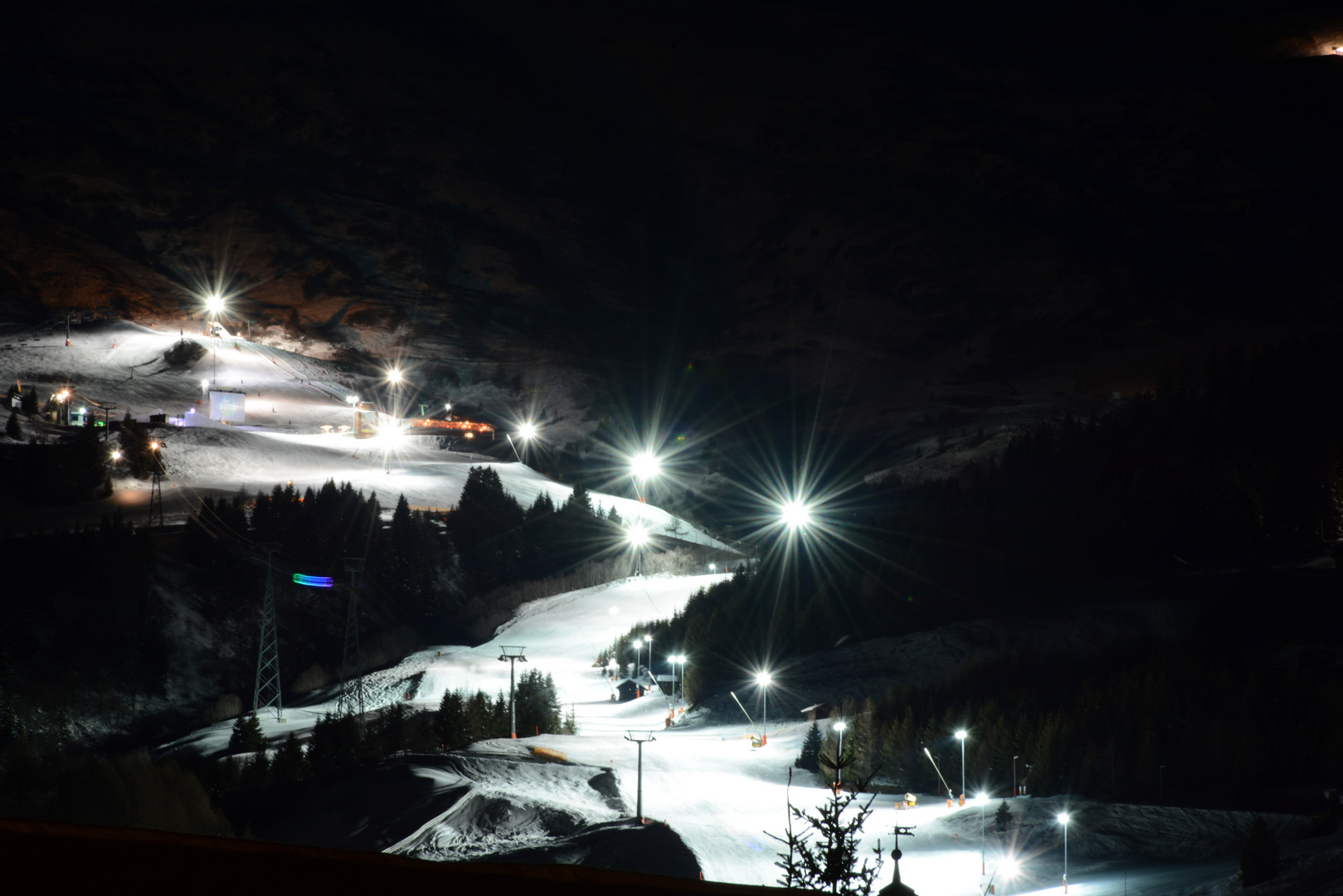 Fiss Nacht-Skilaufen