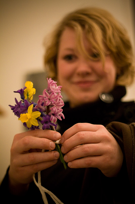 fist full of flowers