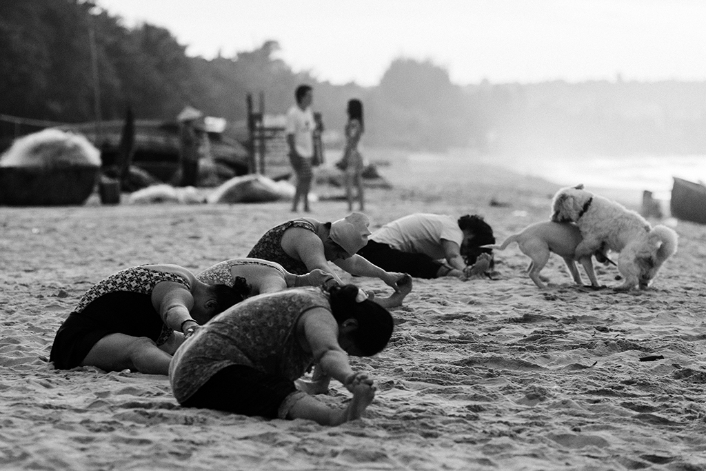 Fitness am Strand