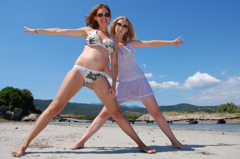 Fitness at the beach