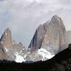 Fitz Roy desde delante del hotel