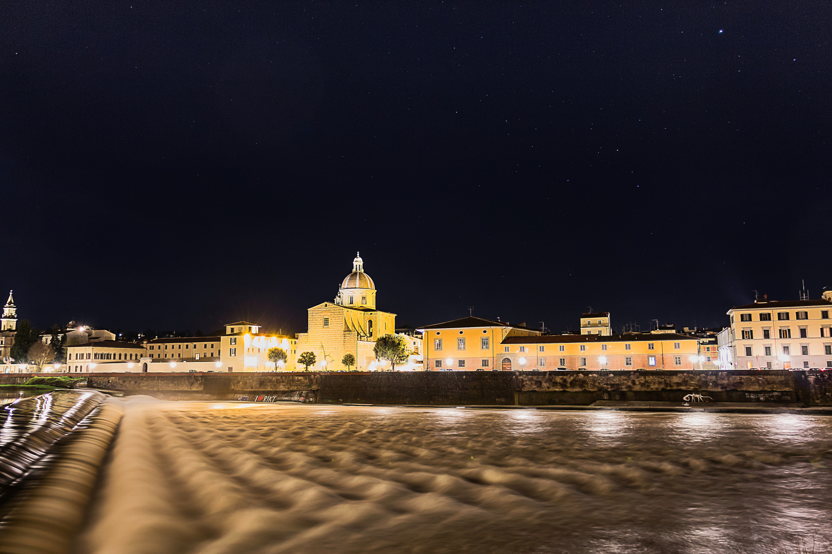 Fiume Arno by Night