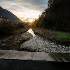 Fiume Froda al crepuscolo