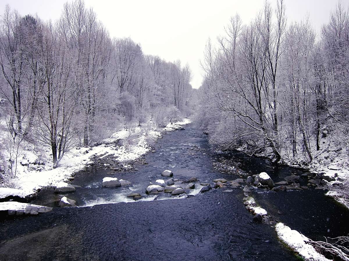 Fiume Oglio in alta Val Camonica