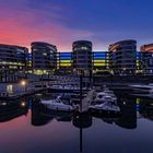 Five Boats im Sonnenuntergang