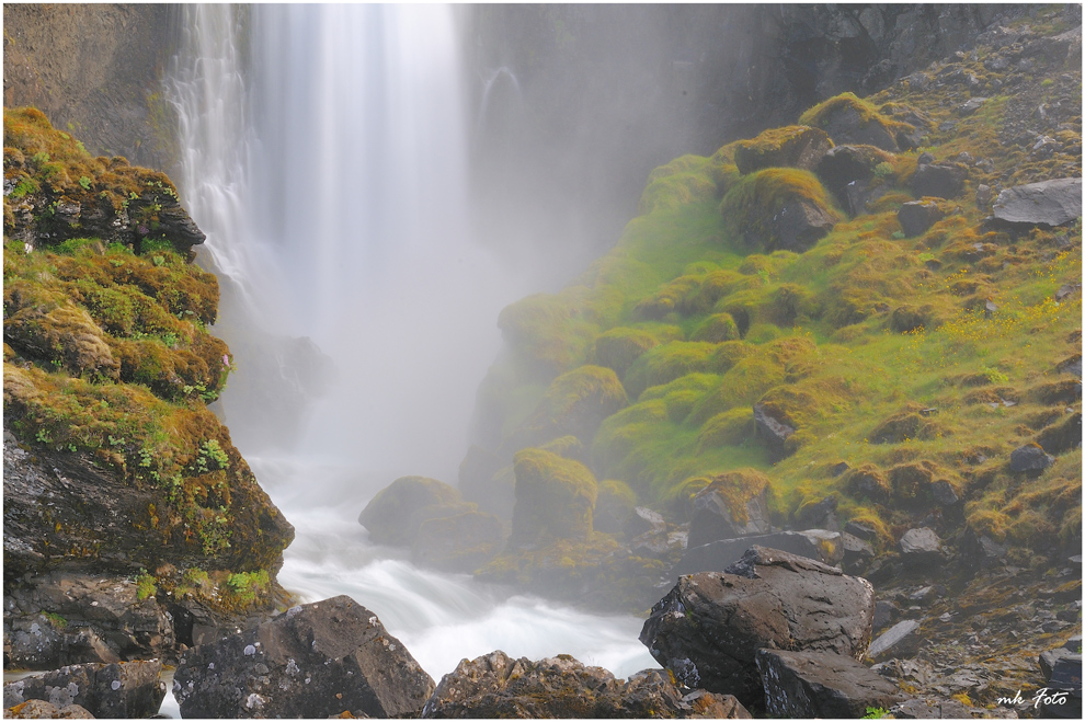 Fjallfoss im Detail