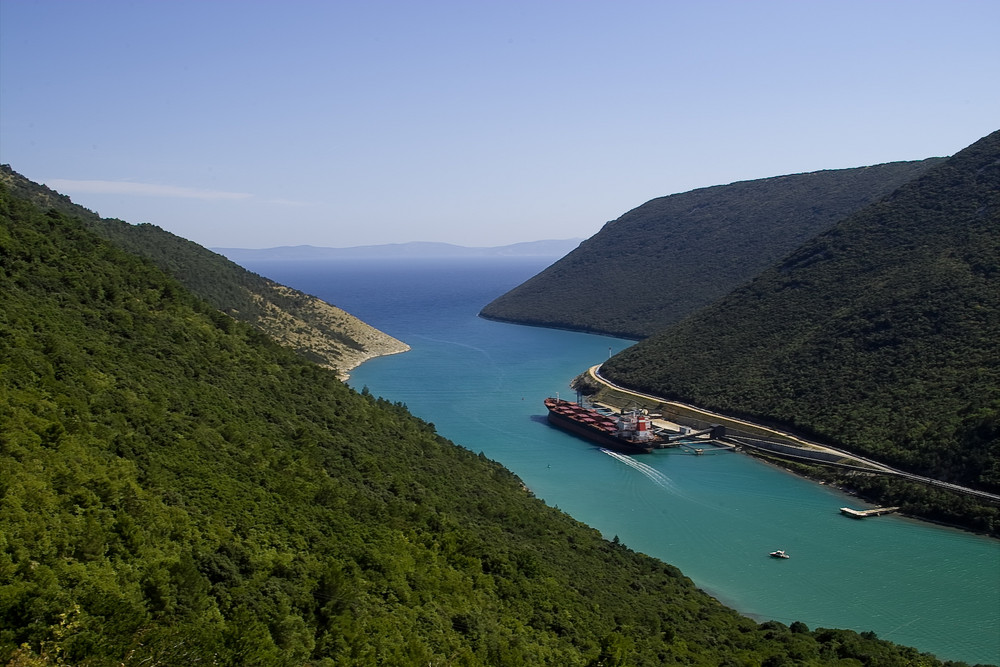 Fjord an der Ostküste Istriens