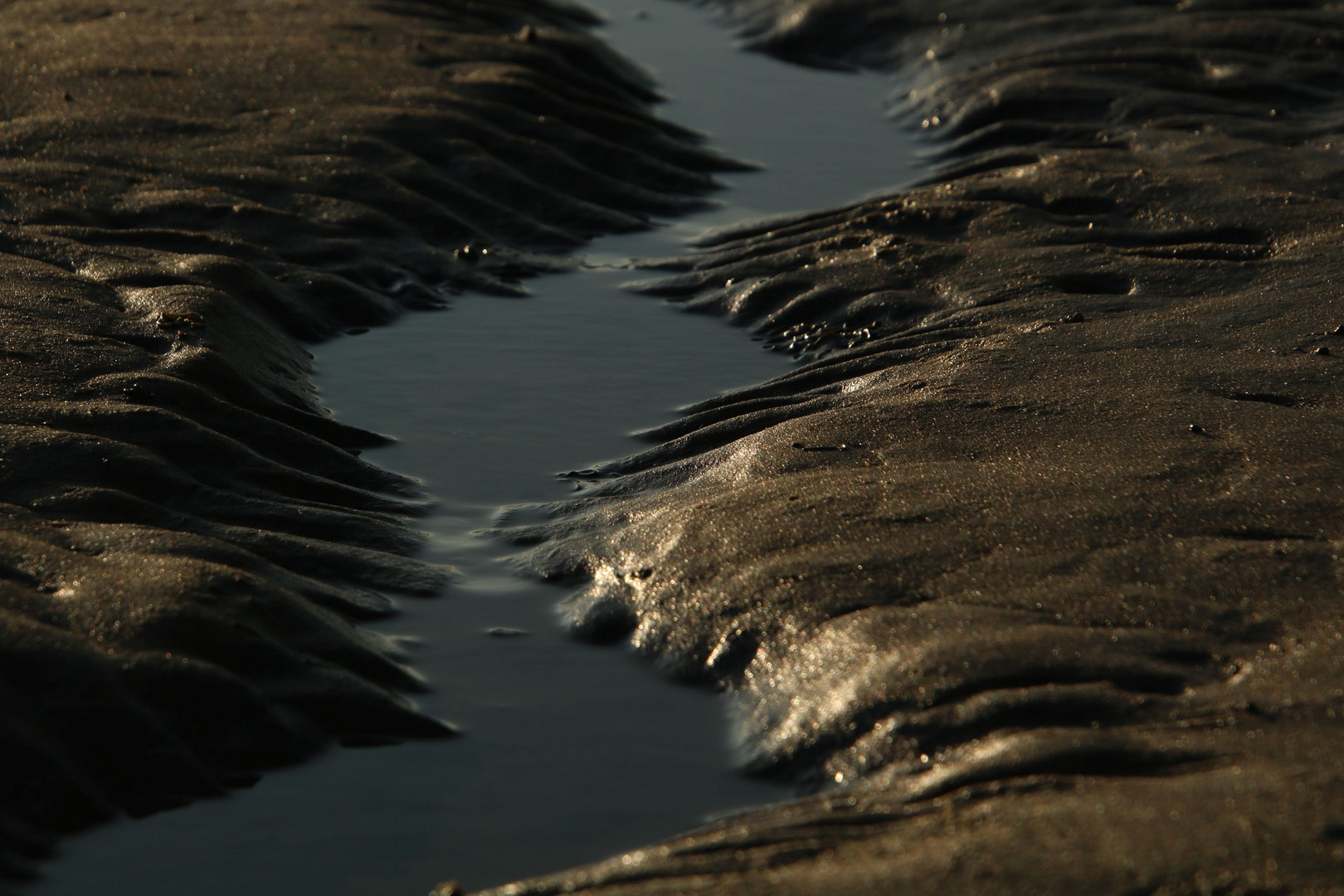 Fjord Aus Sand Foto Bild Landschaften Wasser Sand Bilder Auf Fotocommunity