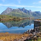 Fjord bei Ebbe