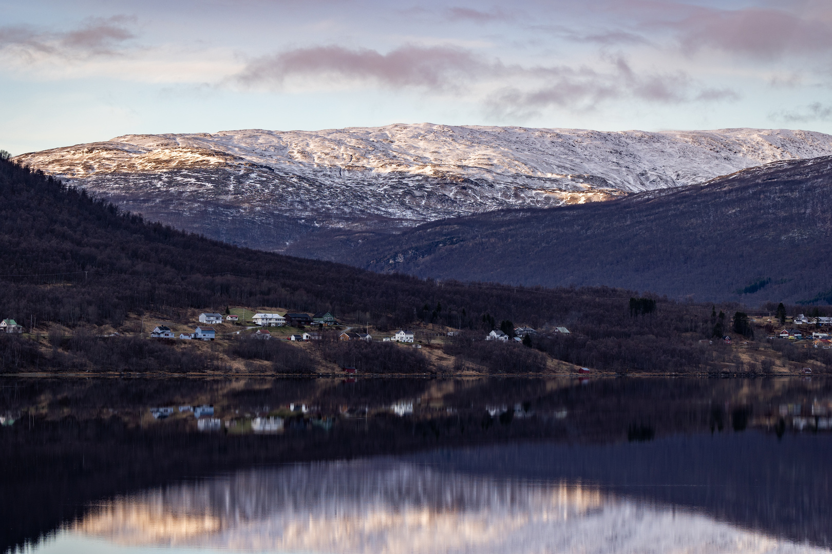 Fjord bei Tromsø