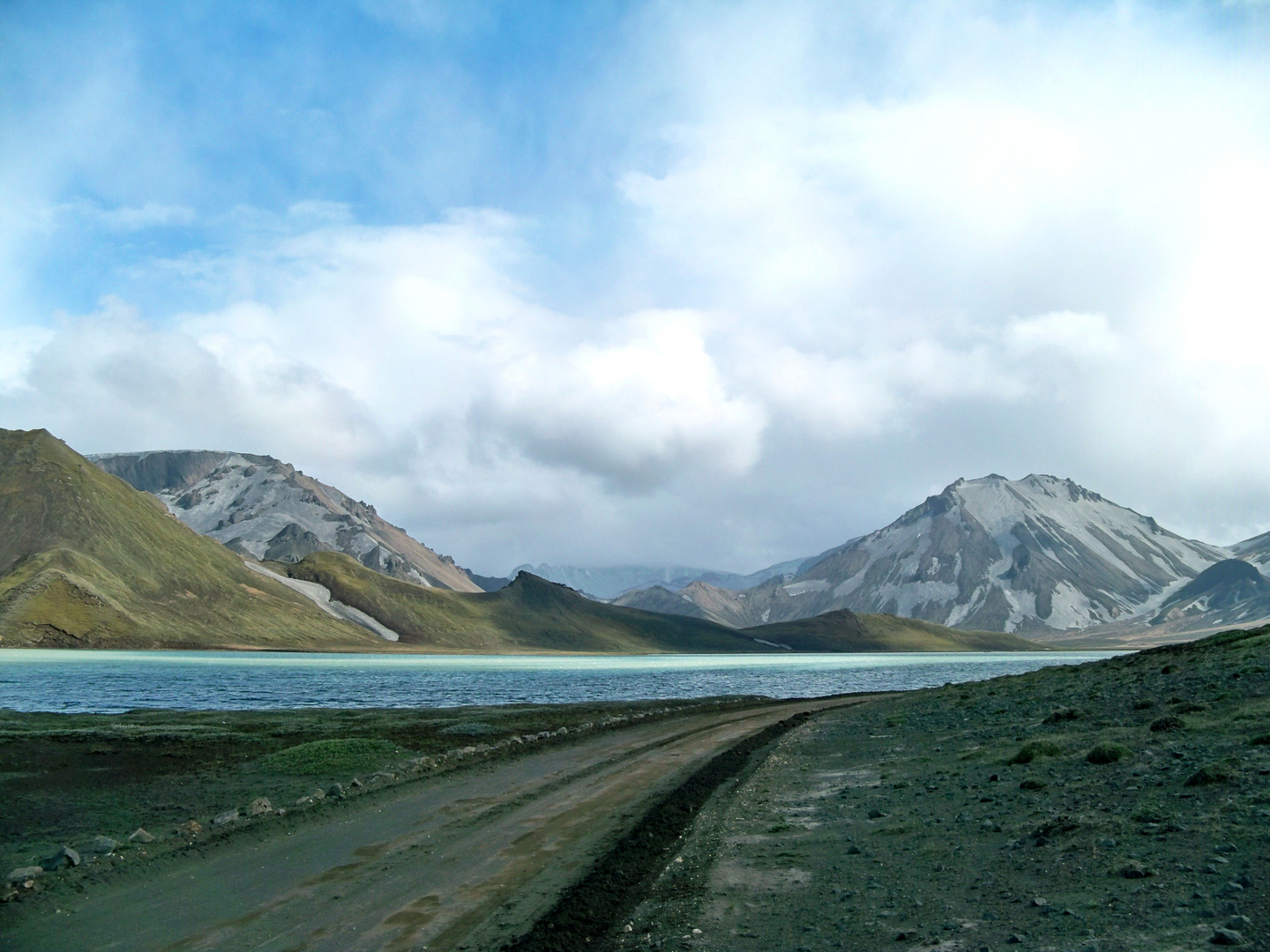 Fjord bleuté en Islande