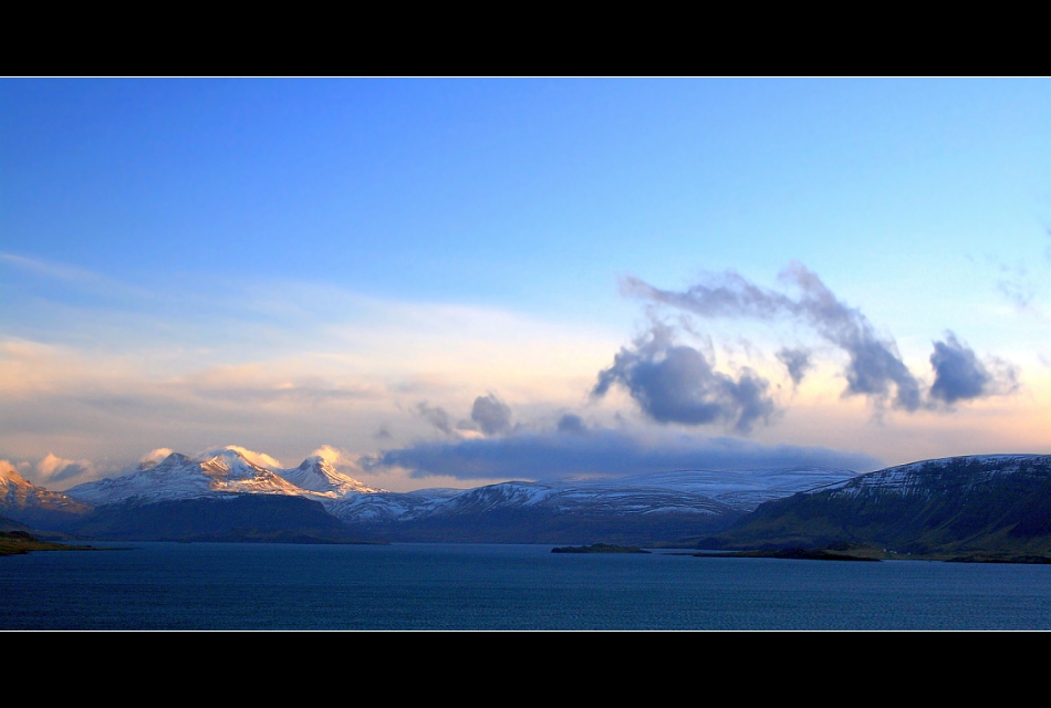 Fjord-Dämmerung