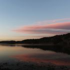 Fjord im Abendrot 