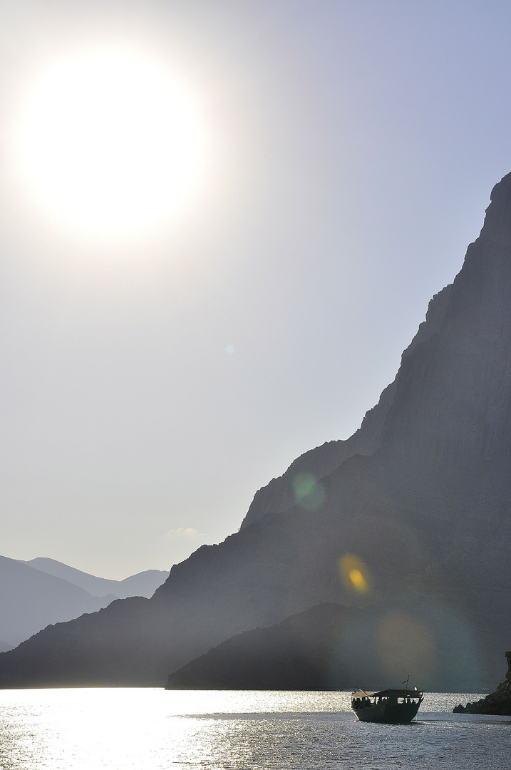 Fjord im Oman