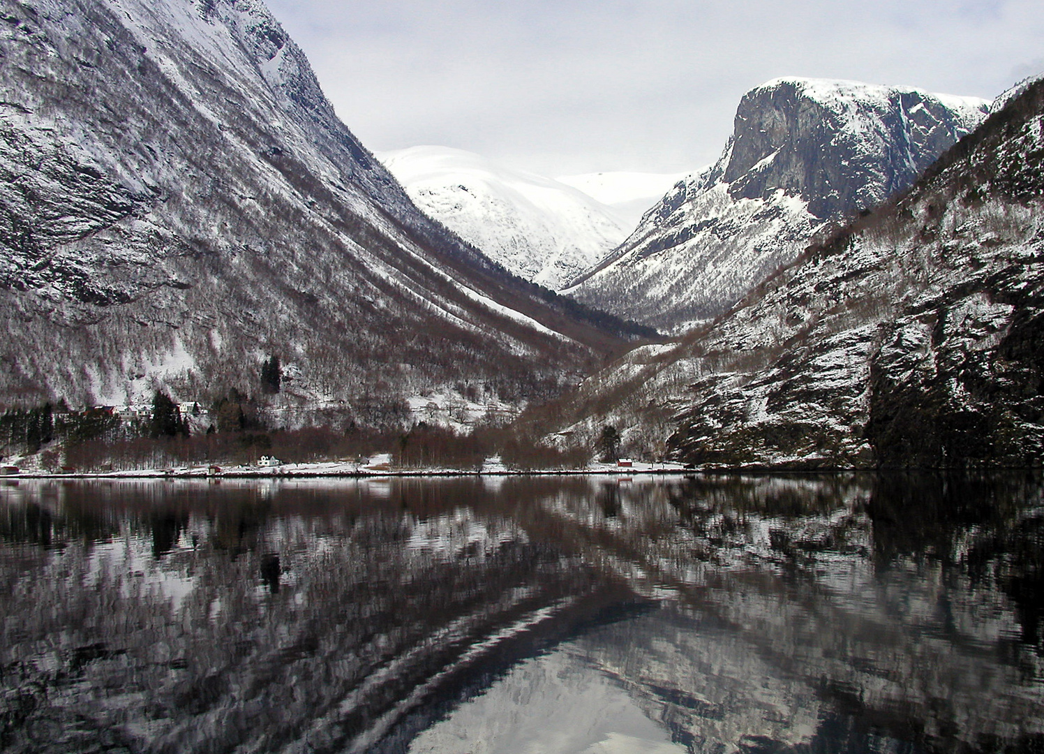 Fjord in der Nähe von Flam