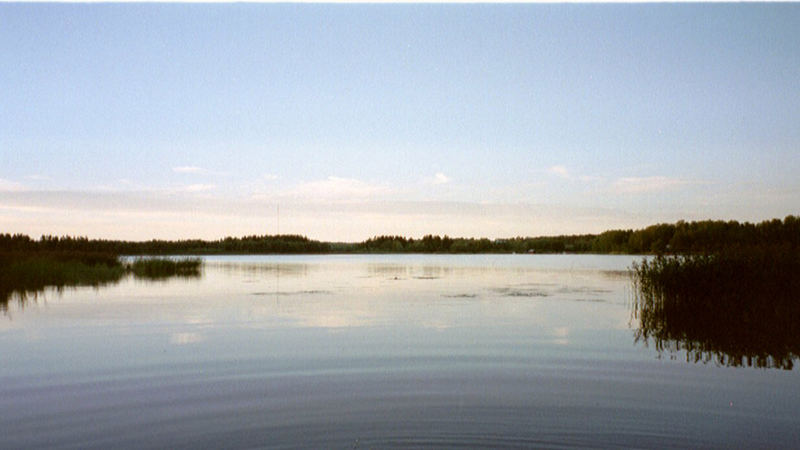 Fjord in Finnland