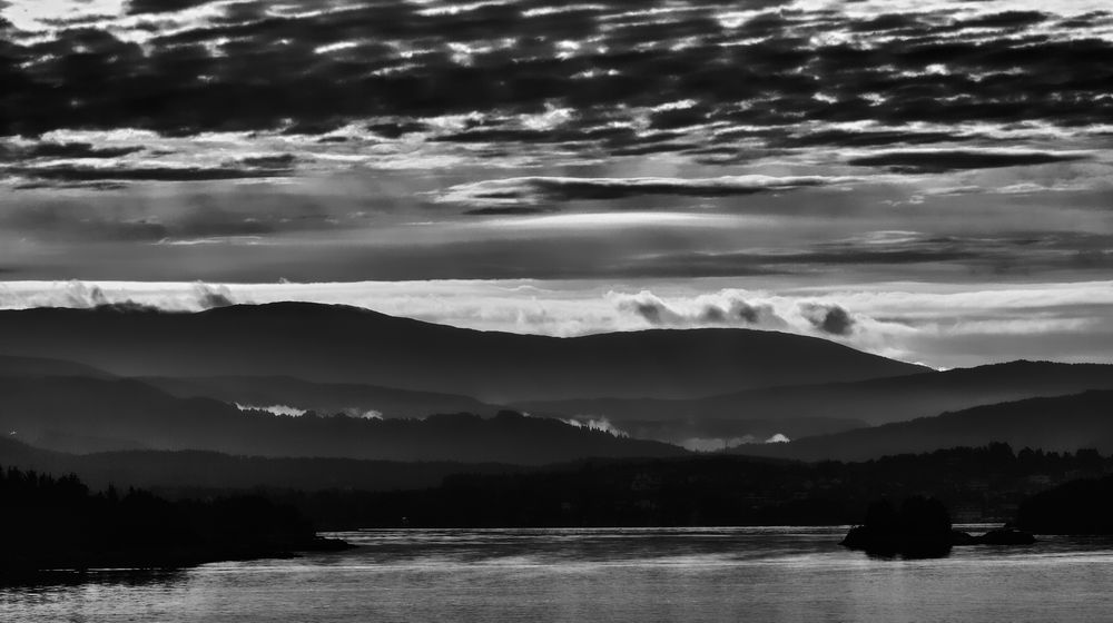 fjord-landschaft in norwegen ...