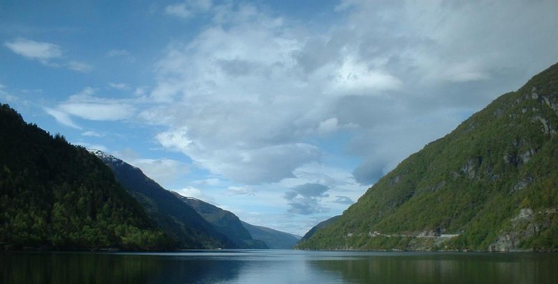 Fjordblick am Morgen