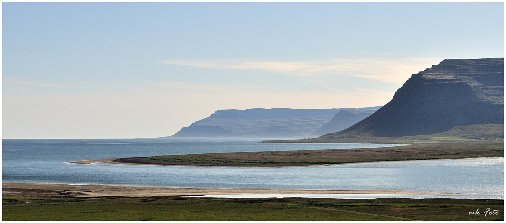 Fjorde auf Island