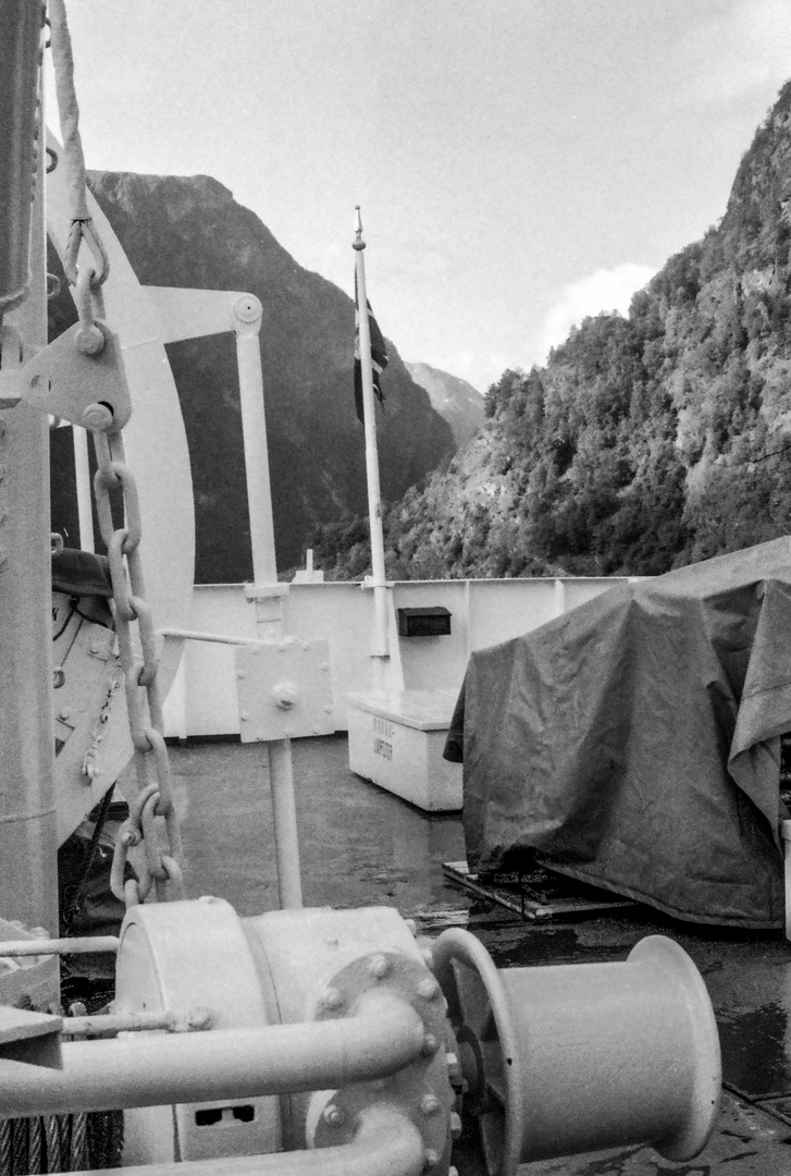 Fjordfähre Norwegen um 1975