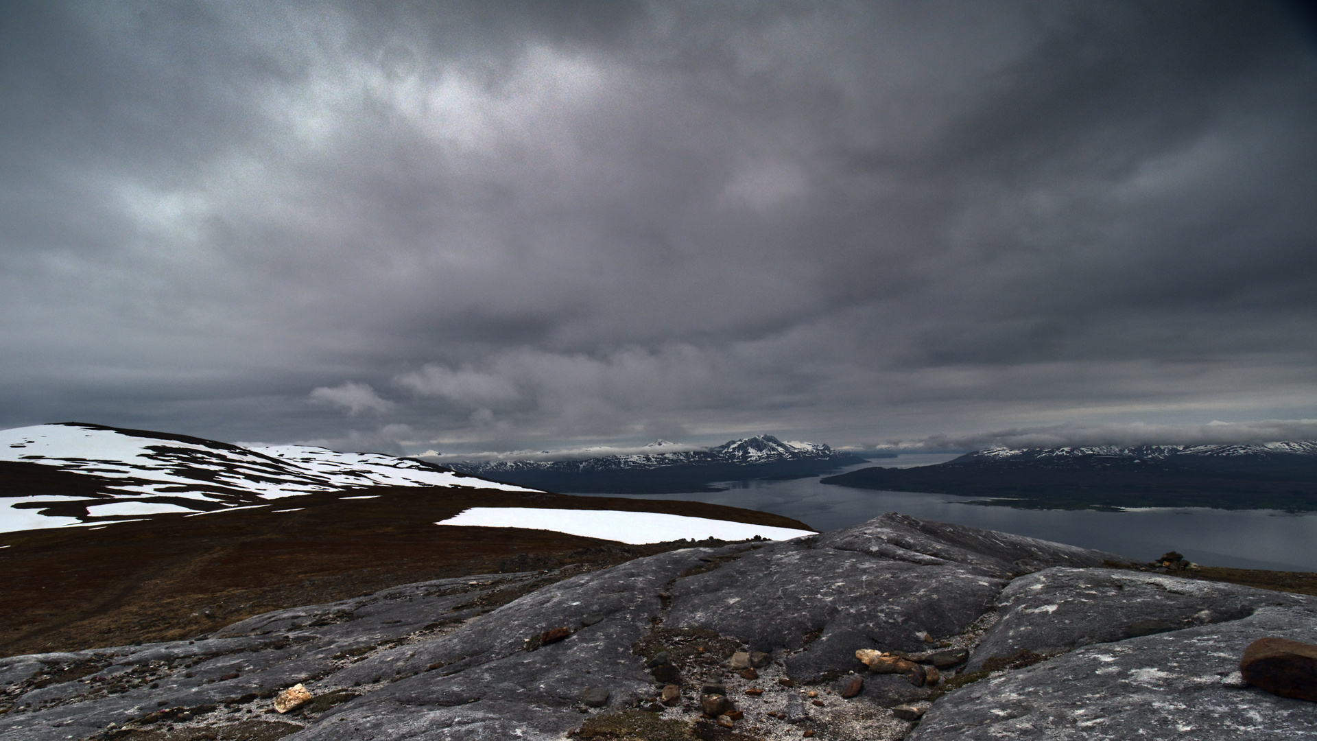 Fjordlandschaft bei Tromsø