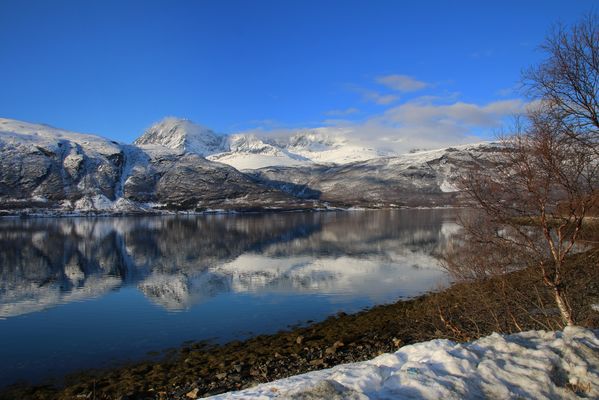 Fjordlandschaft bei Tromsö