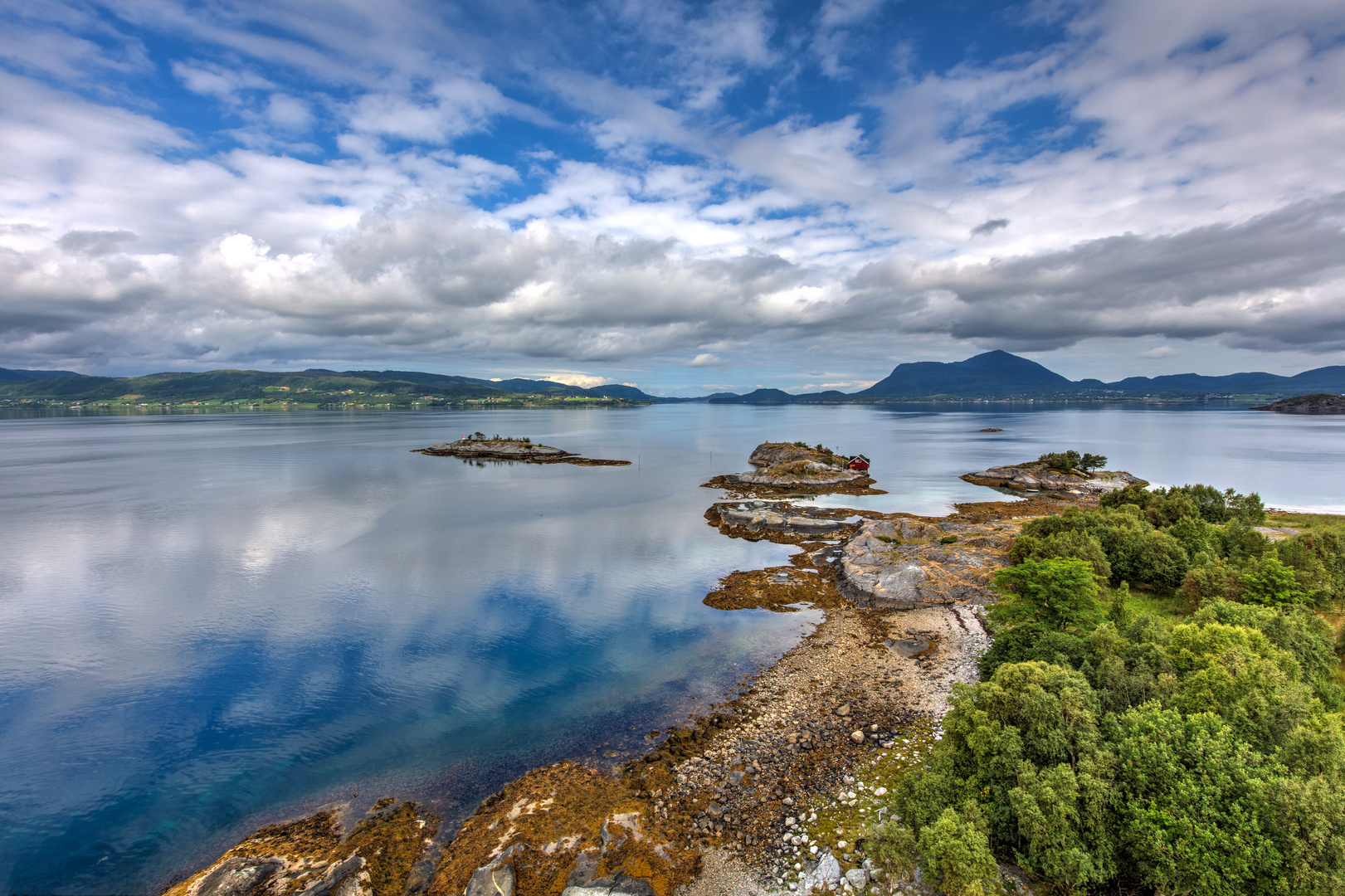 Fjordlandschaft in Norwegen.