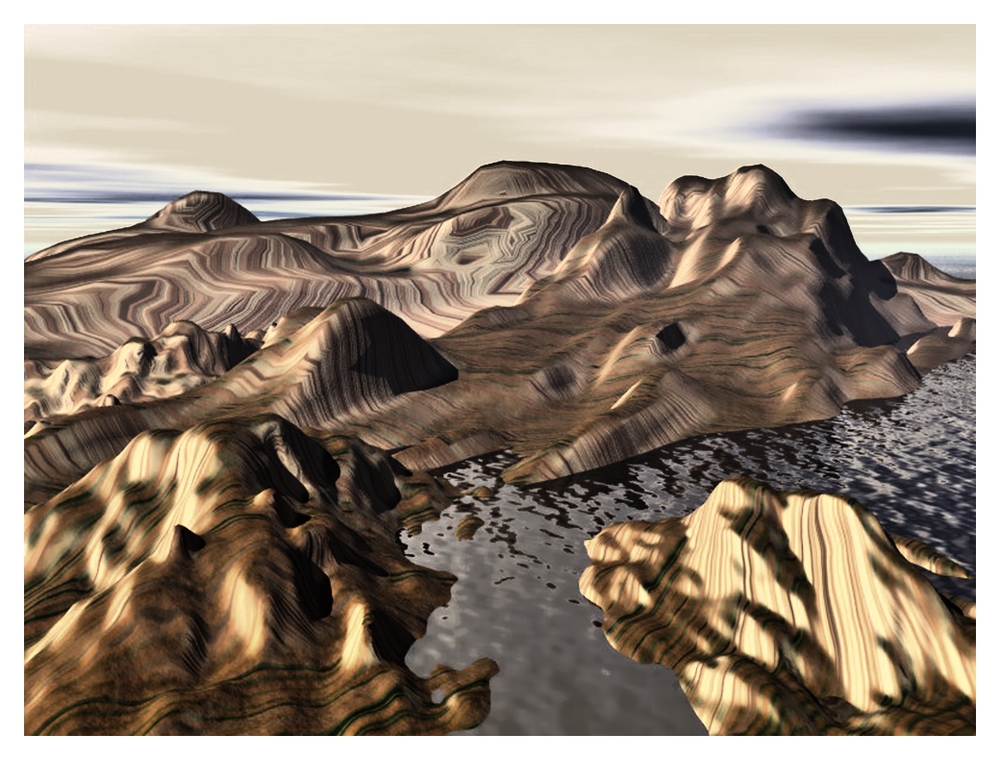 Fjordlandschaft, Version 1