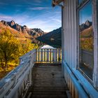 Fjordlandschaft von der Kapelle Sildpolness