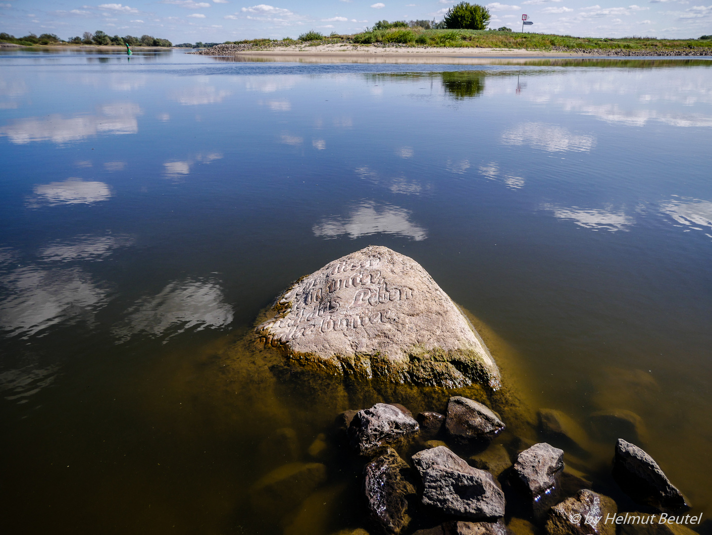 Flache Elbe Bleckede 1