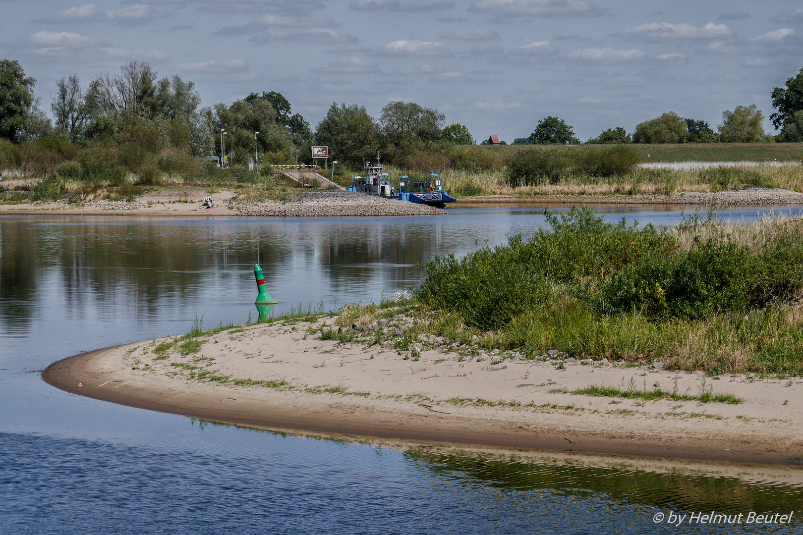 Flache Elbe Bleckede 3