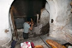 Fladenbrot in Moulay Idriss