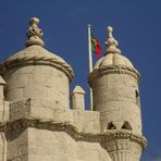 Flagge am Torre de Belem
