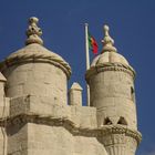 Flagge am Torre de Belem