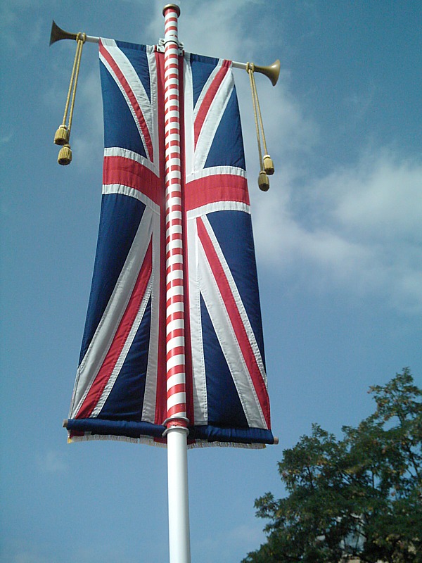 Flagge im Schloss Windsor