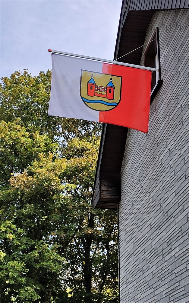 Flagge zum Heimatfest in Schwelm Foto & Bild reportage dokumentation
