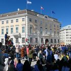 Flaggen beim Bundeskanzleramt