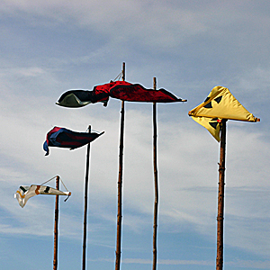 Flaggen im Wind