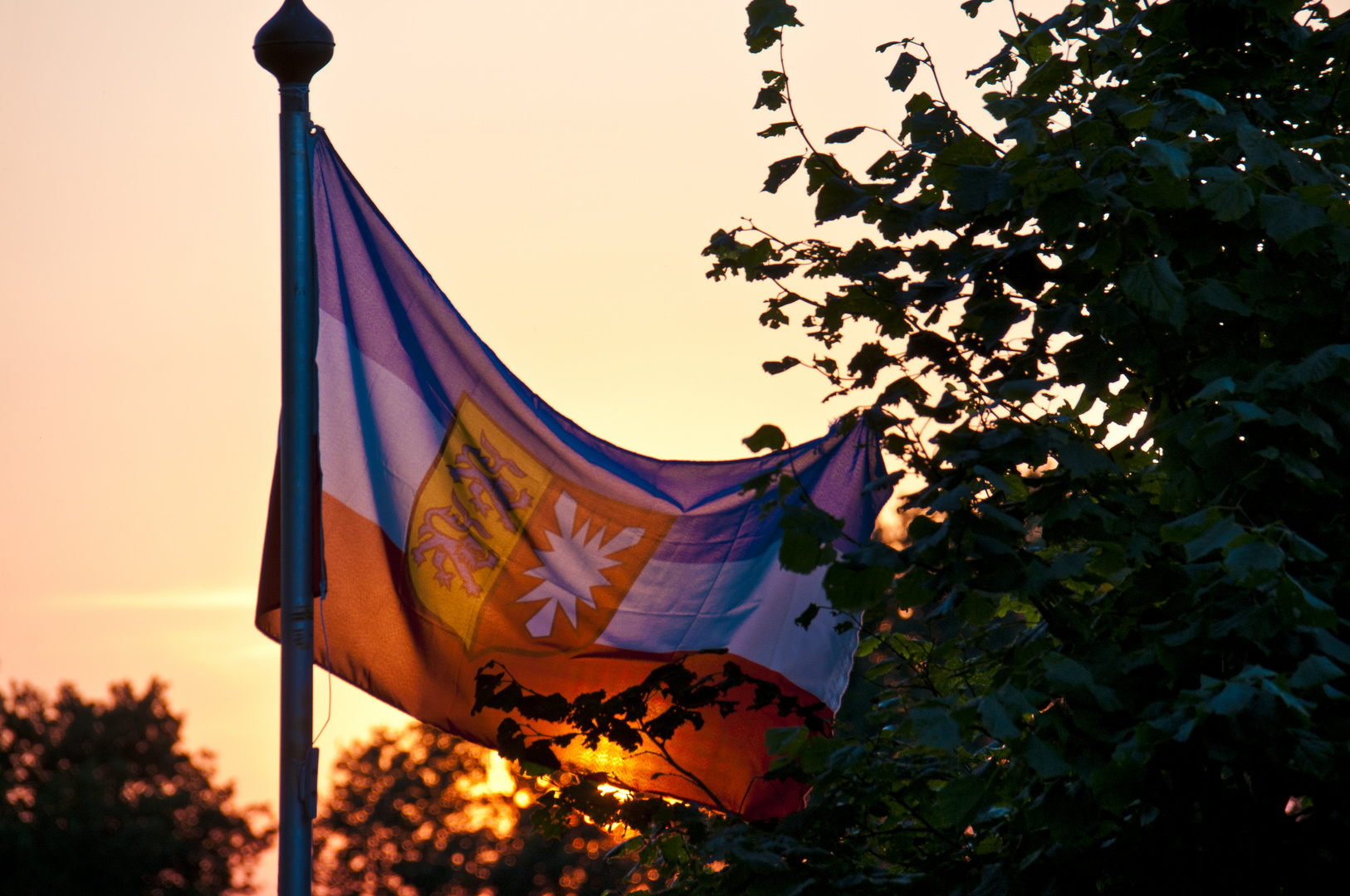 Flaggenglühen im Norden